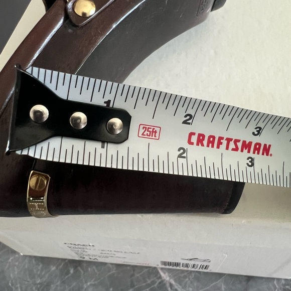 Coach Brown Mule Clogs with Signature Pattern 3 inch heel - Picture 6 of 6